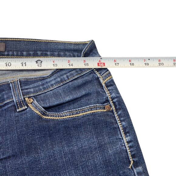 Levi's 529 Jeans Womens Size 14 Curvy Bootcut Medium Wash Blue Denim Mid Rise - Picture 8 of 12